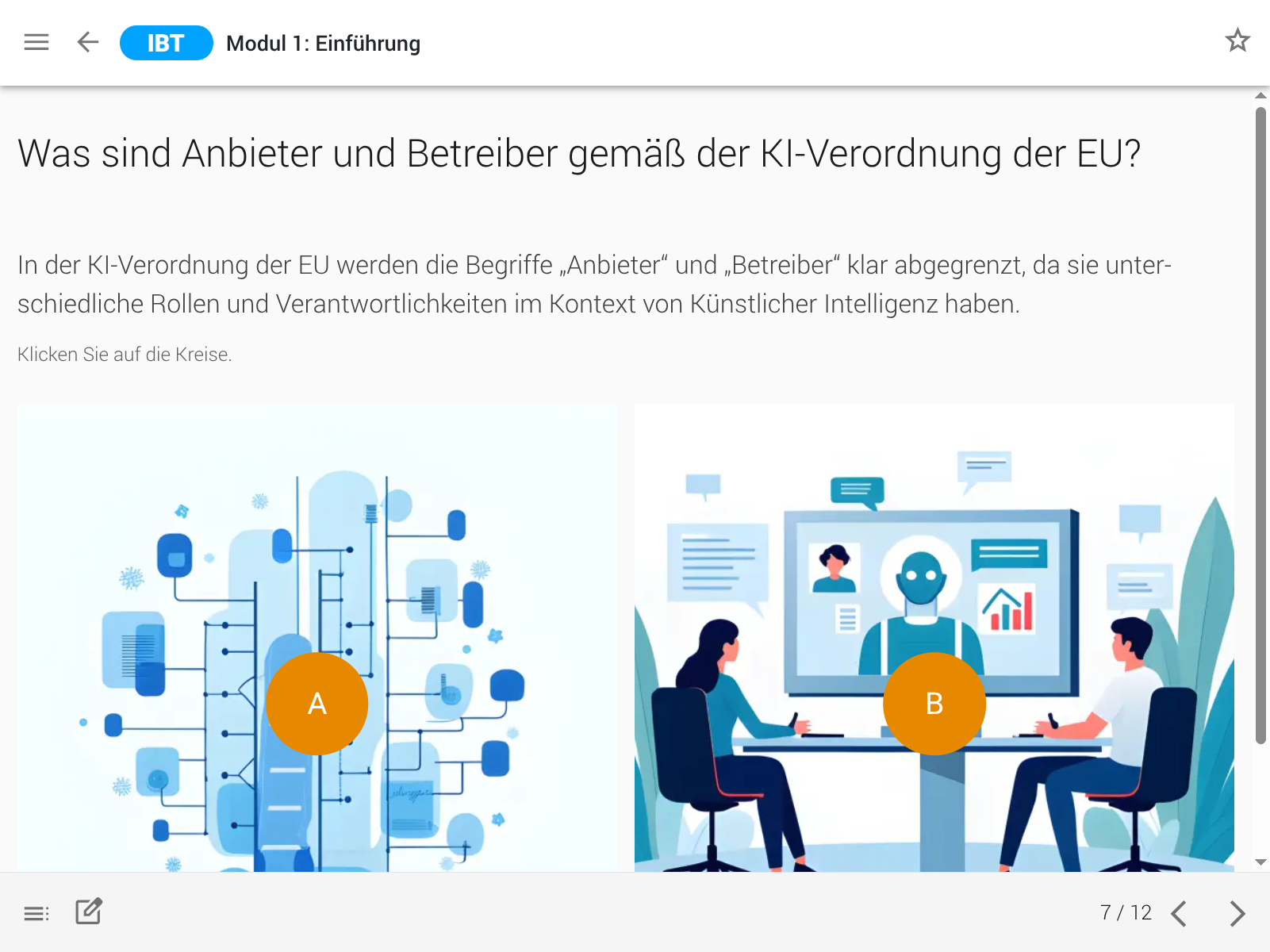 Screenshot zum Kurs Basiswissen KI für alle